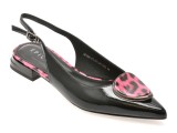 Pantofi EPICA negri, LD1094, din piele naturala lacuita