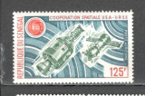 Senegal.1975 Posta aeriana:Cosmonautica zborul comun Apollo-Soiuz MS.134, Nestampilat