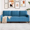 VidaXL Canapea cu 3 locuri, albastru, 180 cm, catifea 4007643