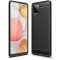 Husa TPU OEM Carbon pentru Samsung Galaxy A12 A125, Neagra