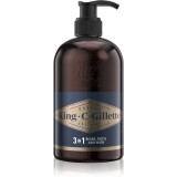 Gillette King C. Beard &amp; Face Wash șampon pentru barbă 350 ml