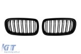 Grile rinichi cu lame duble, lac negru, potrivite pentru BMW X5 F15 2013-2018, X6 F16 2014-2019 Performance AutoTuning