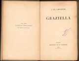 C4168N Graziella par A de Lamartine 1907