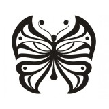 Sticker decorativ Fluture, Negru, 60 cm, 1148ST