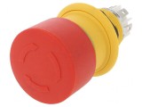 Comutator de Siguranță 16mm 2 NC Roșu