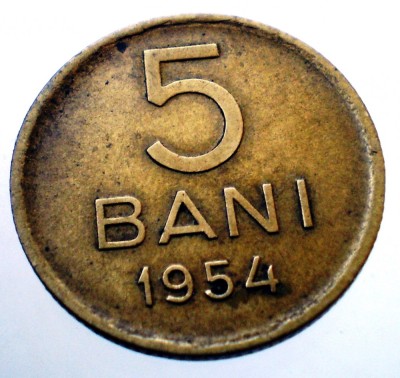 7.156 ROMANIA RPR 5 BANI 1954 foto