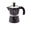 Expressor pentru aragaz, cafetiera pentru 3 persoane, BerlingerHaus, Carbon Collection, BH 8551