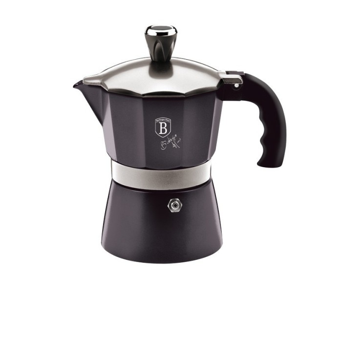 Expressor pentru aragaz, cafetiera pentru 3 persoane, BerlingerHaus, Carbon Collection, BH 8551
