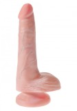 Realiste cu testicule - King Cock Penis cu Testicule 15 cm - culoare Natural