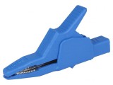 Bornă crocodil albastră 34A 30mm