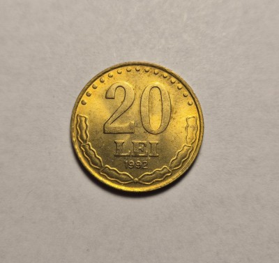 20 lei 1992 UNC foto