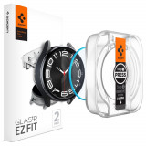 Set 2 Folii de protectie Spigen Glas.TR EZ FIT pentru Samsung Galaxy 6 Clasic (43 mm) Transparent