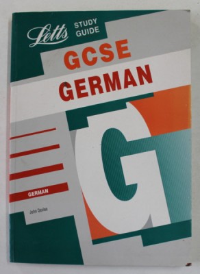 GCSE GERMAN - STUDY GUIDE by JOHN DAVIES , 1987 foto