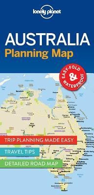Lonely Planet Australia Planning Map foto