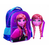 Ghiozdan gradinita Frozen Anna 3D, Giovas