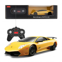 Masina cu telecomanda Lamborghini Murcielago LP670 galben scara 1:24 foto