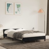 VidaXL Cadru de pat fără saltea Negru 120x190 cm catifea