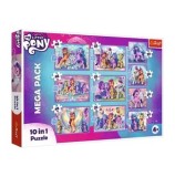 Cumpara ieftin Puzzle Trefl 10 in 1 - My Little Pony: Poneii stralucitor, 329 piese