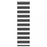 vidaXL Jaluzea tip zebra neagră lățime țesătură 35,9 cm poliester