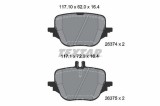 Set placute frana disc Mercedes C-Class, C-Class T-Model, Cle, E-Class, E-Class All-Terrain, E-Class T-Model, Glc, S-Class Motor 180, 117.1 mm, 16.4