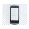 Husă frontală LG KM570 Cookie Music incl. Ecran tactil alb