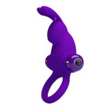 Inel Penis Cu Vibratii, Mov, Pretty Love