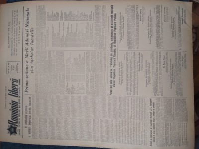 ZIAR ROMANIA LIBERA 25 IANUARIE 1953 PRIMA SESIUNE A MARII ADUNARI NATIONALE foto