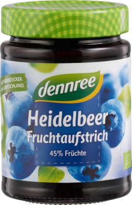 Gem de afine bio 340g Dennree foto