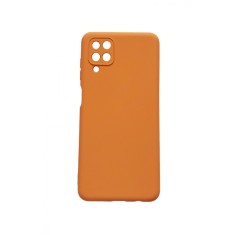 Husa telefon compatibila cu Samsung Galaxy A12, Portocaliu, Cu interior de catifea, 215HT