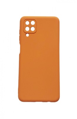 Husa telefon compatibila cu Samsung Galaxy A12, Portocaliu, Cu interior de catifea, 215HT foto