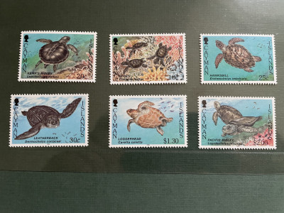 cayman - serie timbre animale fauna nestampilata MNH foto