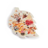 Cumpara ieftin Suport vase fierbinti pluta ceramica Leaf cm 15 x 23 H