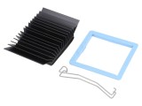 Radiator cu aripioare BGA negru 45mm x 45mm