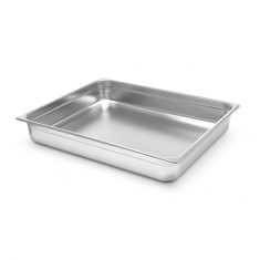 Tava gastronorm GN 2/1 din inox 18/10 19 litri, 650x530x65 mm Hendi rezistenta la temperaturi de la -40 C pana la 300 C foto