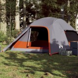 Gossi cort de camping cupola pentru 4 persoane, gri, impermeabil