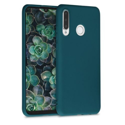 Husa pentru Huawei P30 Lite, Silicon, Verde, 47499.14 foto