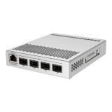 Cumpara ieftin Switch MikroTik CRS305-1G-4S+IN, 1x Gigabit, 4x SFP+ 10Gbps, Carcasă Metalică, RouterOS/SwOS