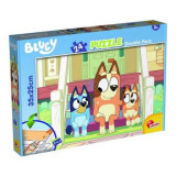 Puzzle de colorat - bluey &amp; mr monkey jocks (24 piese), LISCIANI