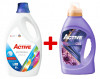 Detergent Universal de rufe lichid Active, 6 litri, 120 spalari + Balsam de rufe Active Summer Touch, 1.5 litri, 60 spalari
