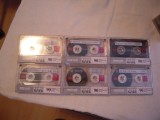 LOT de 6 casete audio normale MAXELL de 90 minute