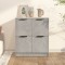 vidaXL Servantă, gri beton, 60x30x70 cm, lemn prelucrat