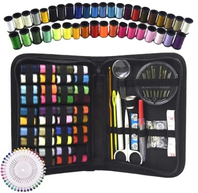 Set 129 piese pentru croitorie in husa eleganta, un cadou perfect pentru foto