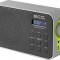 Radio portabil ECG RD 110 DAB cu tuner DAB+ si FM, negru, 1,2 W, memorie 30 de