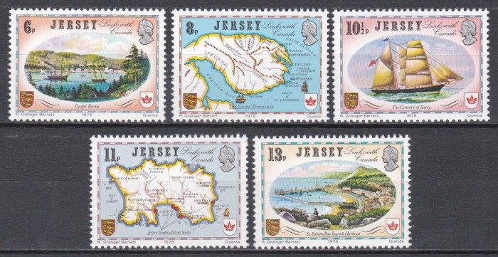 Jersey 1978 - Relațiile istorice dintre Jersey și Canada, MNH