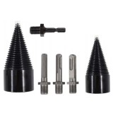 Set burghie conice pentru despicare lemn, 32 mm / 42 mm &ndash; XR11248