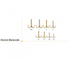 Set 20 bucati ancore pentru pescuit marimea 1/0