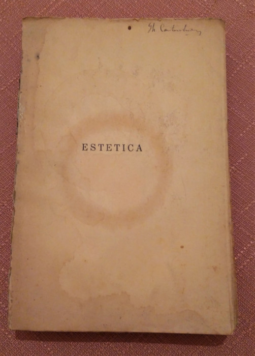 Estetica. Editia a doua revazuta, 1939 ( Cartea nu are coperti) - Tudor Vianu