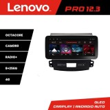 Navigatie Android Lenovo PRO 12.3 QLED 4G pentru Mitsubishi Outlander 2007-2012