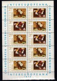 ROMANIA 1975 LP 879 a COLABORAREA CULTURAL-ECONOMICA IN COALA MICA 5 SERII MNH