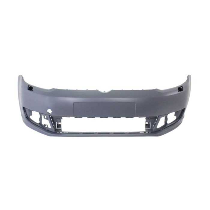 Bara fata Vw Caddy 3/Life (2k) 06.2010-06.2015, Vw Touran (1t3) 07.2010-08.2015, Grunduita, cu gauri pentru proiectoare, cu gauri pentru spalator far